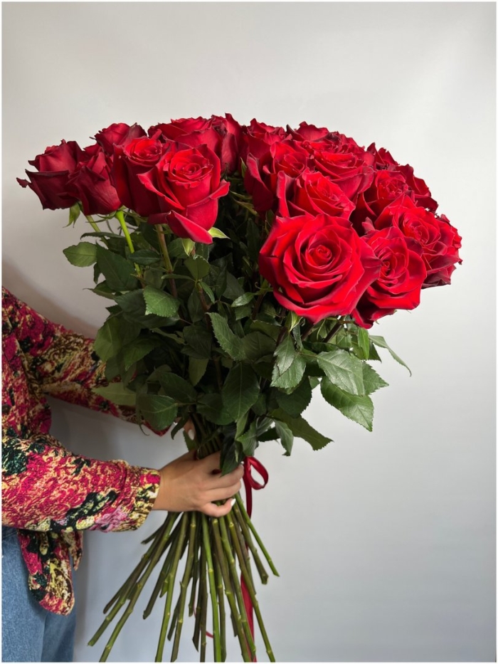 Роза эквадор красная