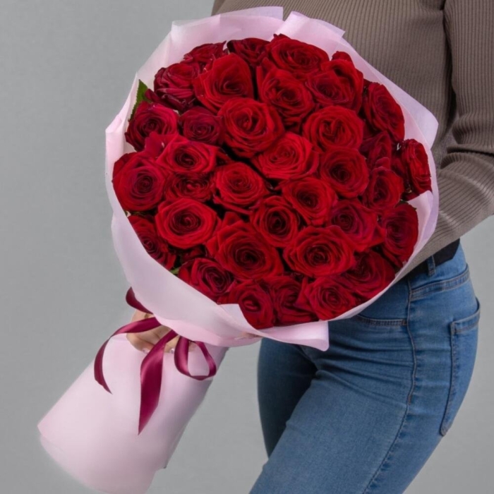 Букет из красных роз