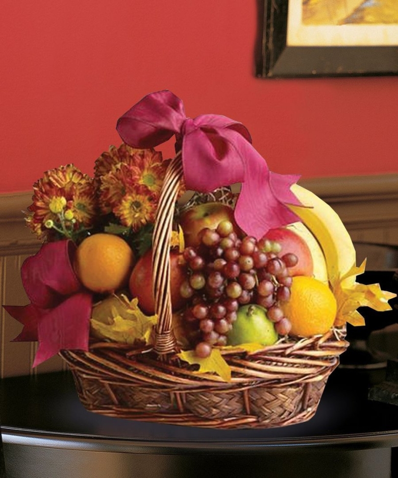 Корзина с фруктами