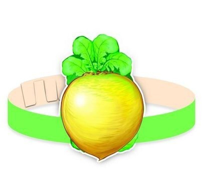 Маска-ободок репка. ма-