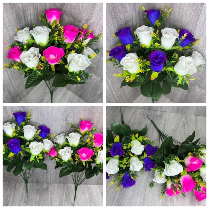 Искусственные цветы пластик