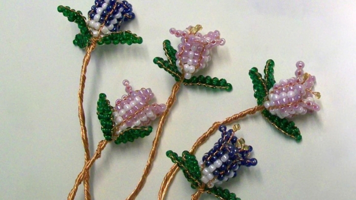 Бисероплетение для самых начинающих цветы
