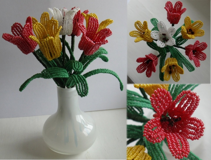 Бисероплетение тюльпаны