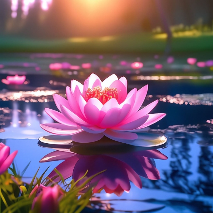 Лотос красивый