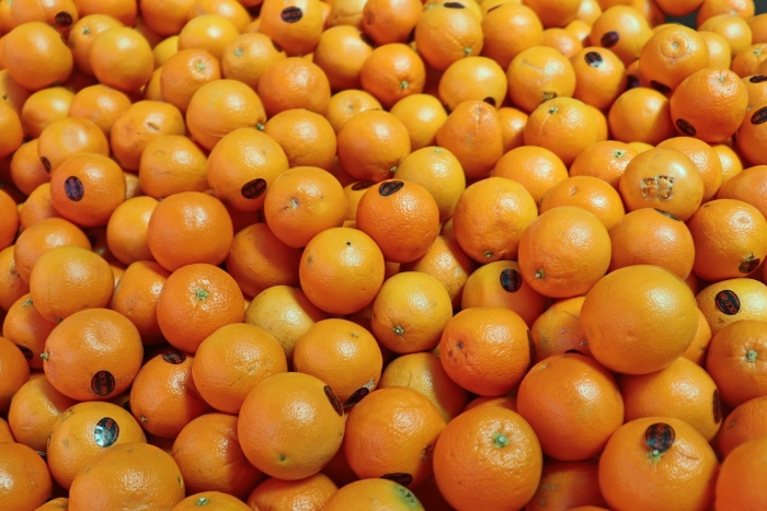 Оранжевые фрукты