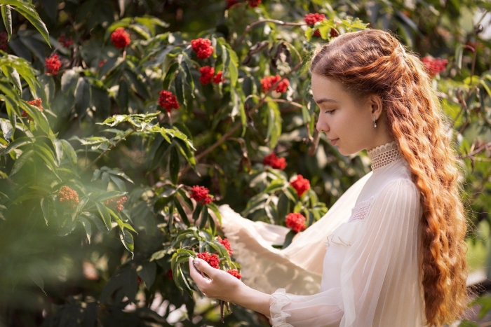 Фотосессия с рябиной