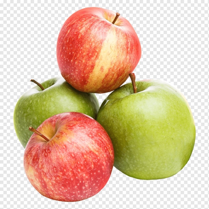 Яблоки на белом фоне