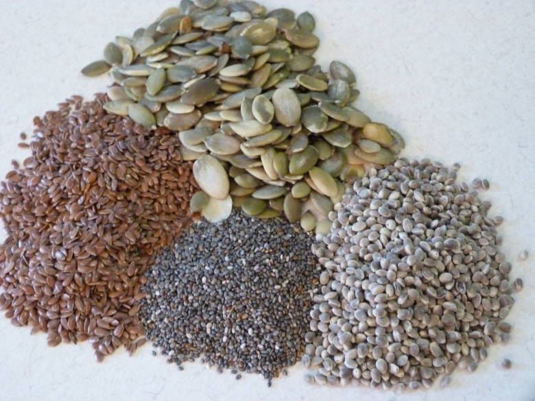 Смесь семян лён кунжут чиа