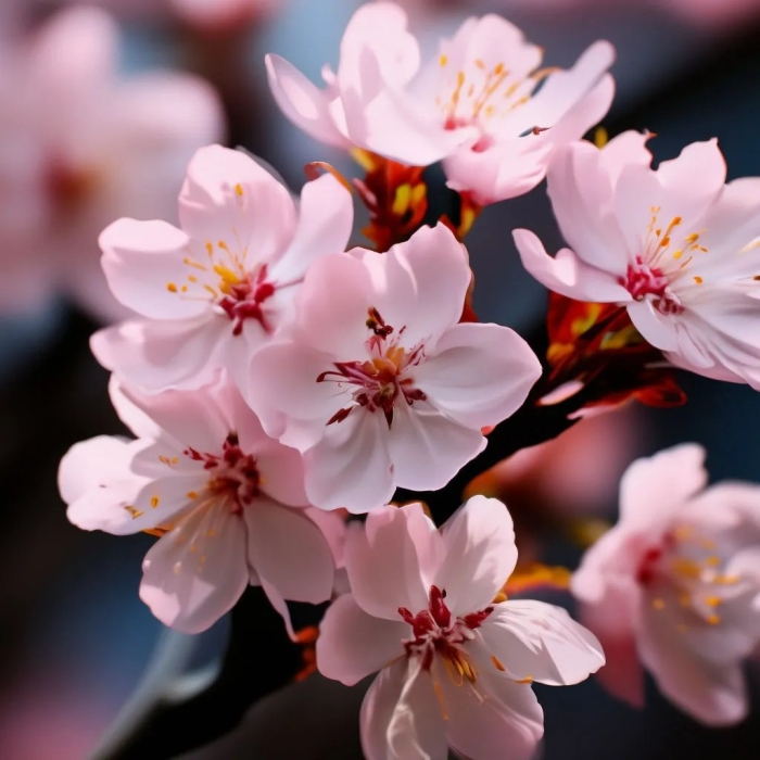 Ветка цветущей сакуры