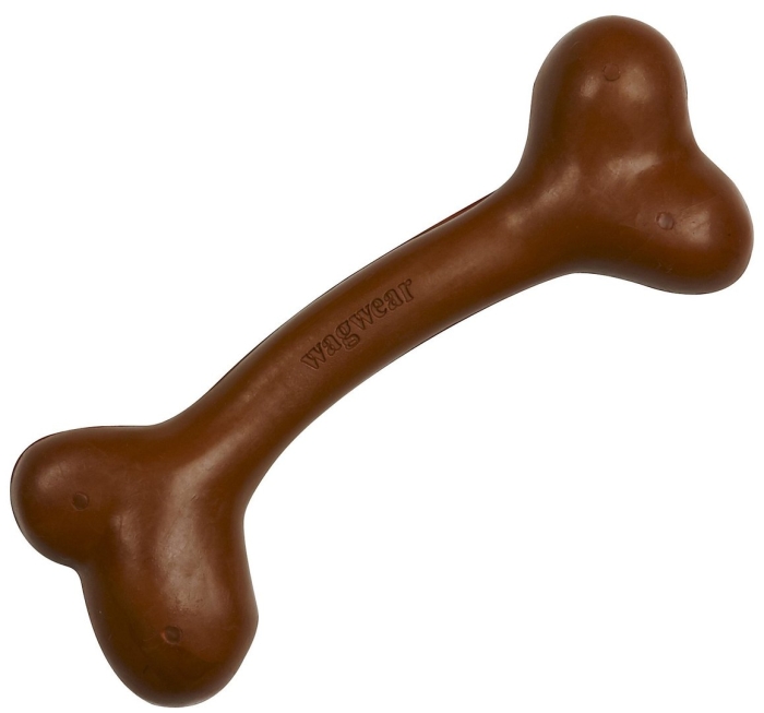 Игрушка для собак кость прозрачная жевательная