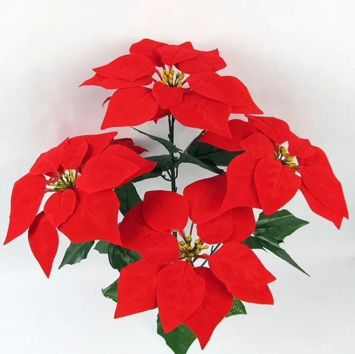 Искусственная пуансеттия