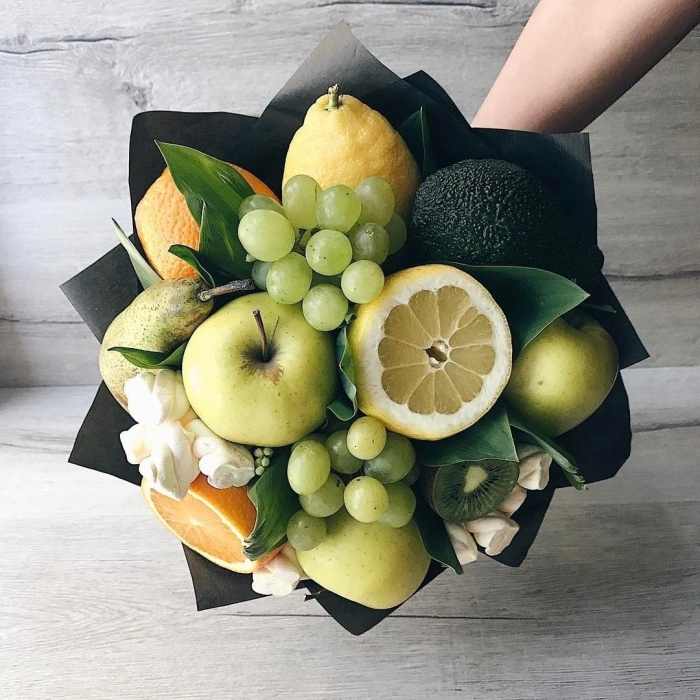 Съедобные букеты для женщин