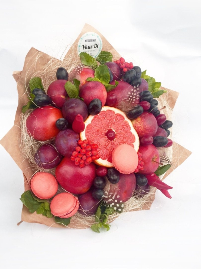 Съедобные букеты из фруктов