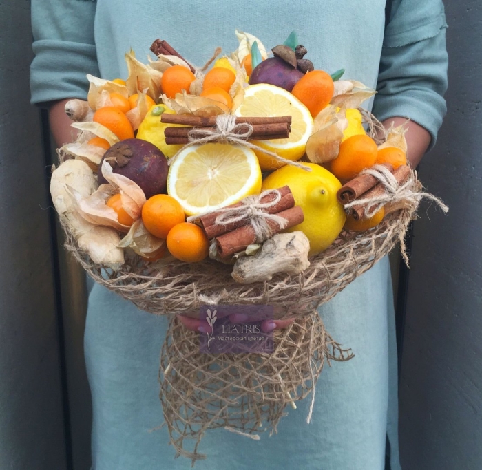 Оригинальные съедобные букеты