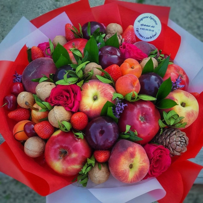 Букет из яблок