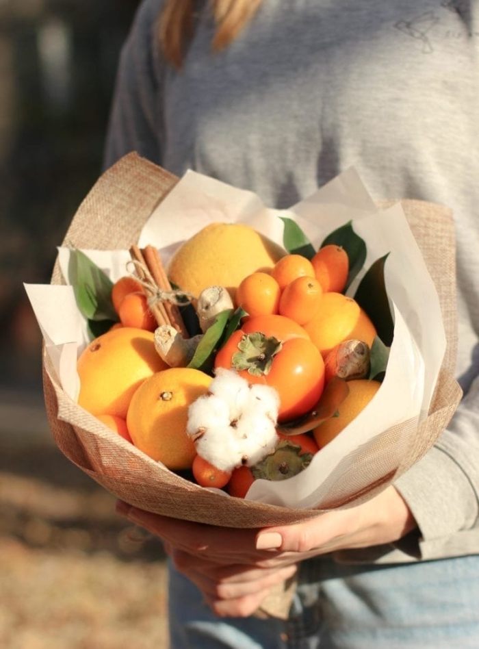 Букет с мандаринами