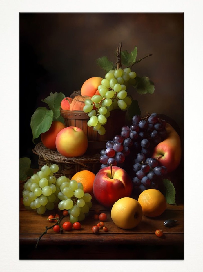 Картины натюрморт с фруктами