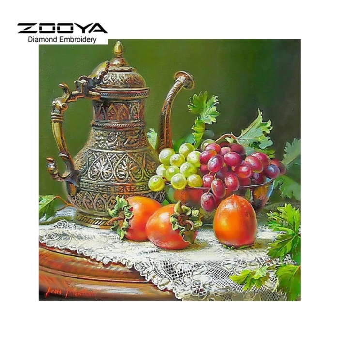 Алмазная мозаика виноград