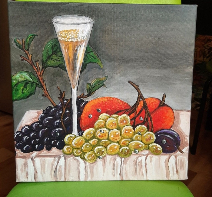 Натюрморт акрилом