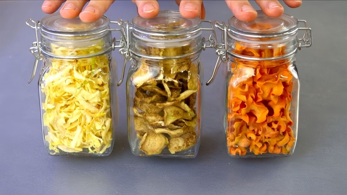 Сушеные овощи для супа на зиму