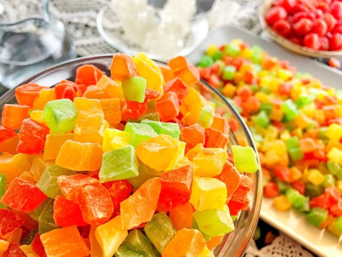 Цукаты ананаса кубики