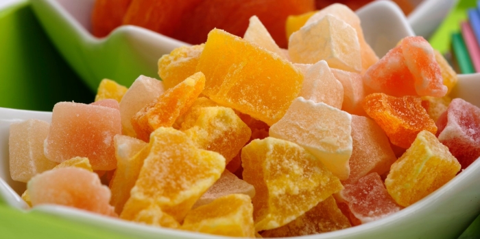 Цукаты папайя кубики