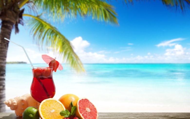 Коктейль на пляже