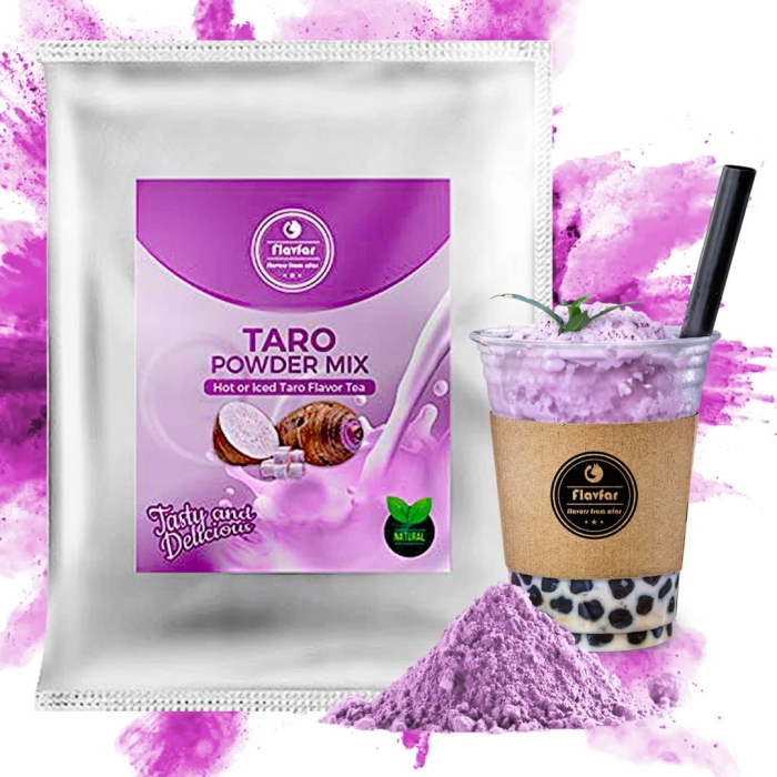 Taro bubble tea