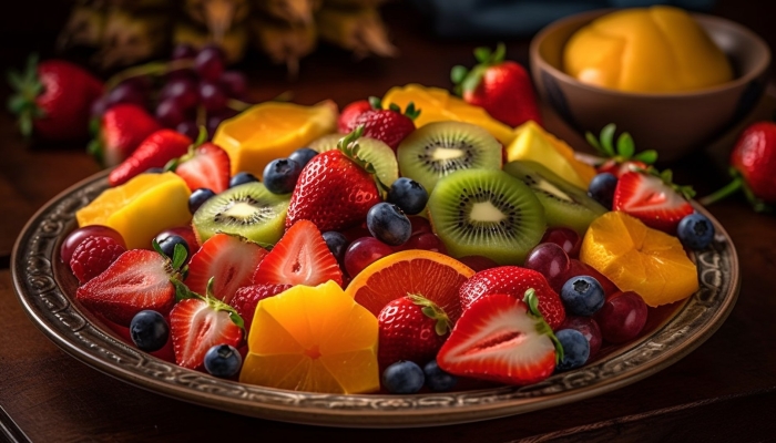 Фрукты красиво