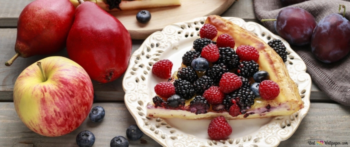 Ягодный пирог