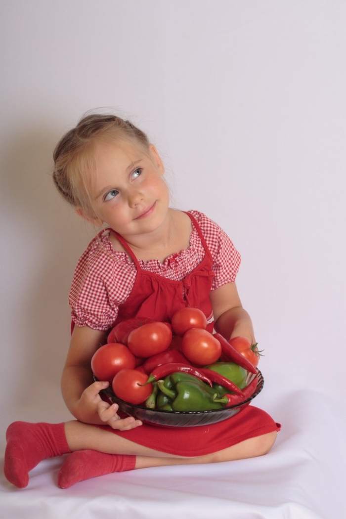 Фотосессия с фруктами