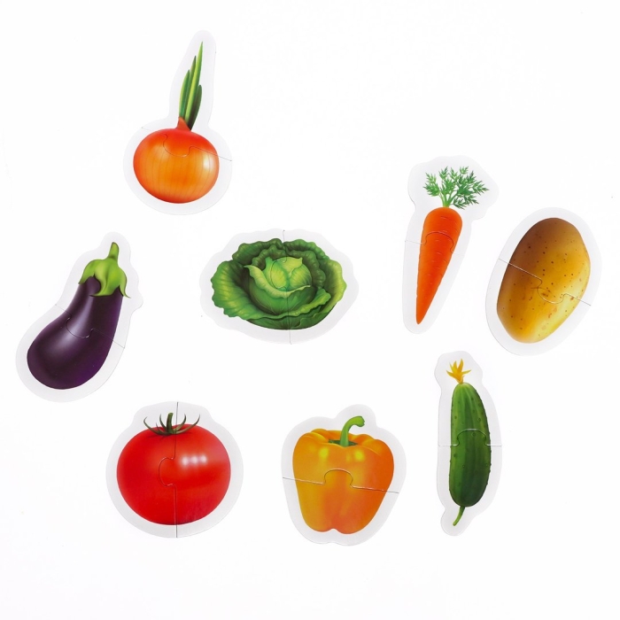 Пазлы овощи для детей