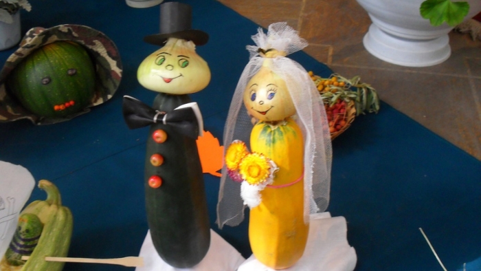 Поделка из кабачка