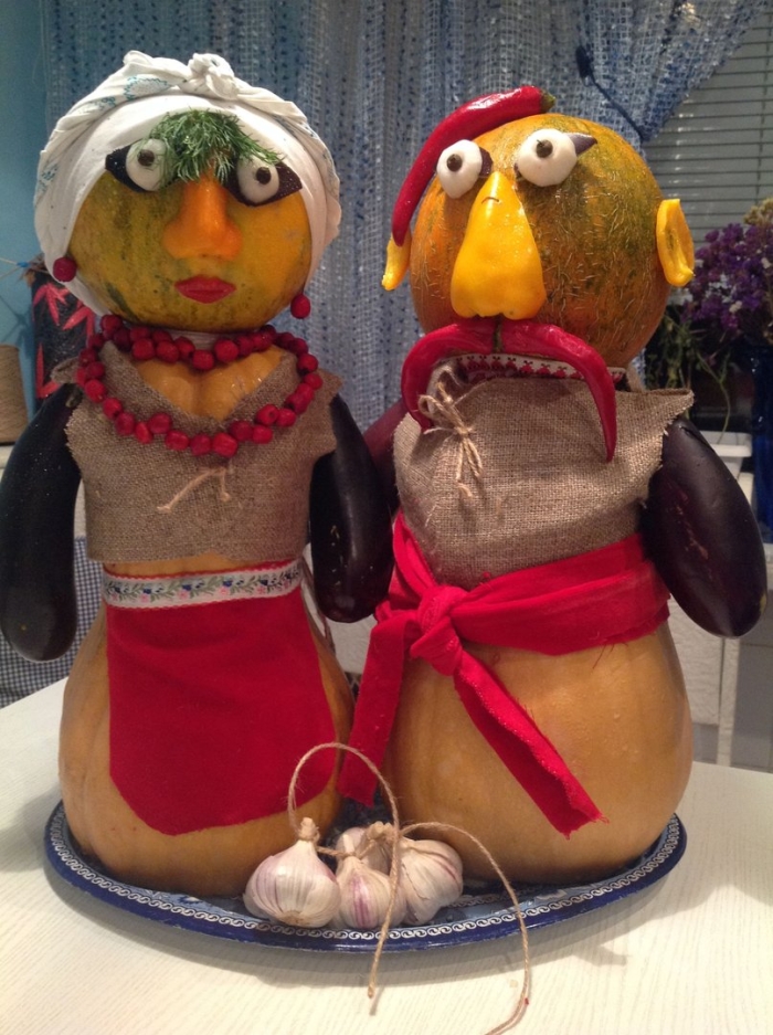 Поделка из овощей