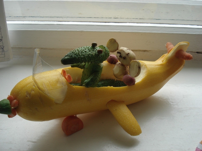 Поделки из овощей и фруктов своими руками для выставки