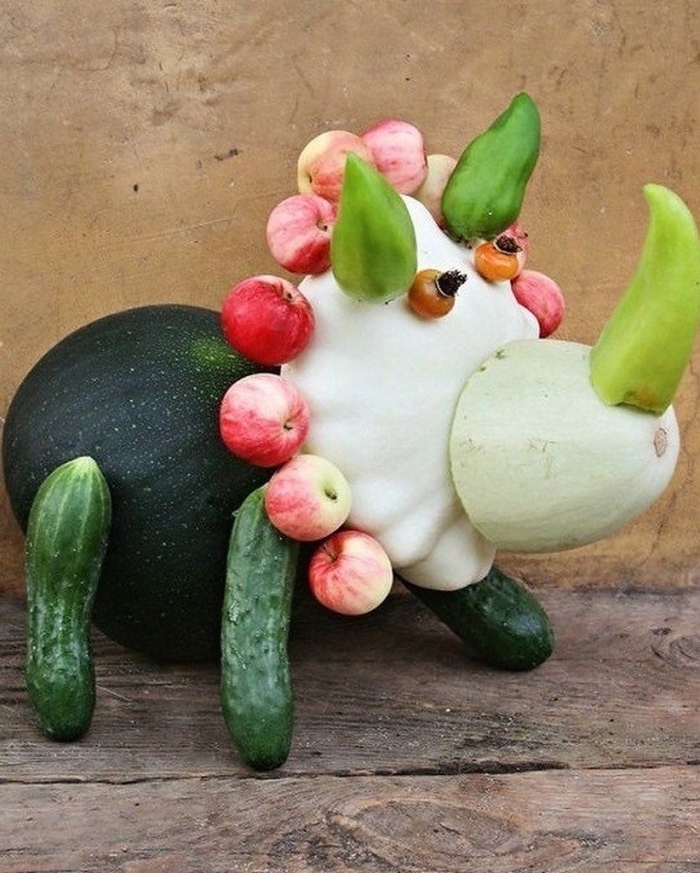 Поделки из овощей своими руками