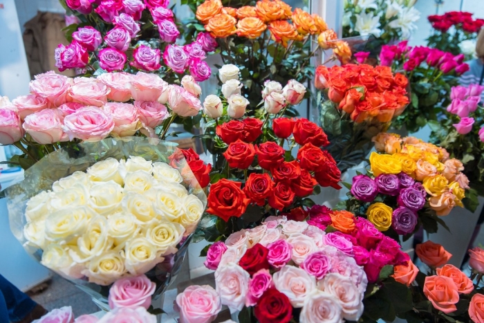 Цветы магазинные