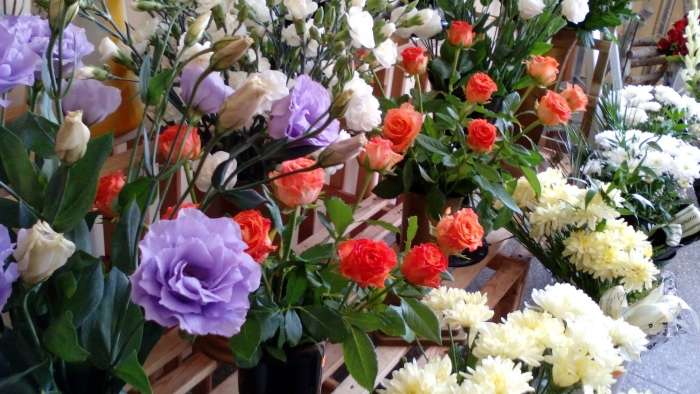 Цветы магазинные