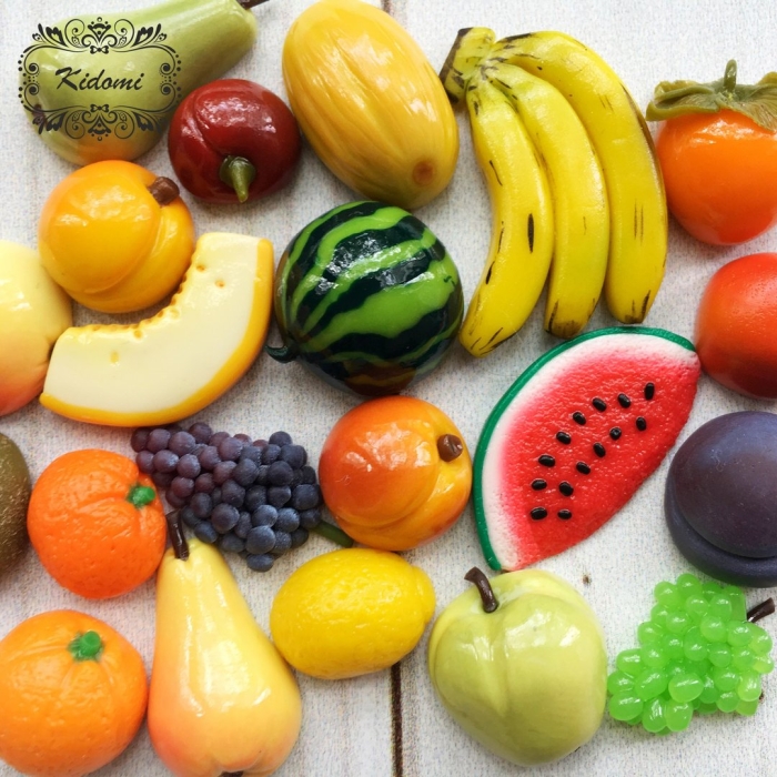 Фрукты из полимерной глины