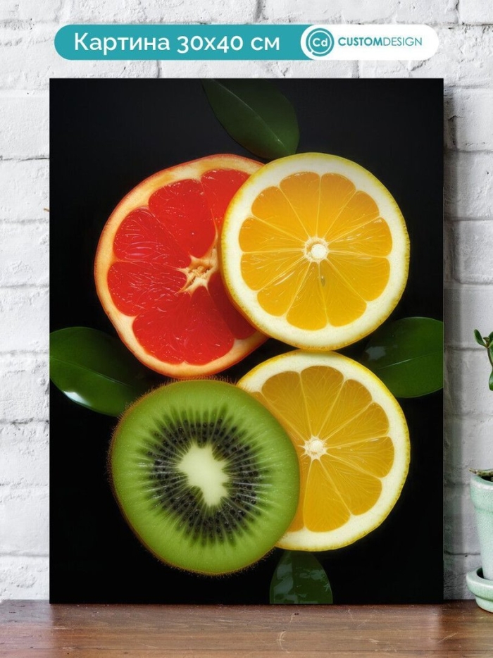 Модульная картина фрукты