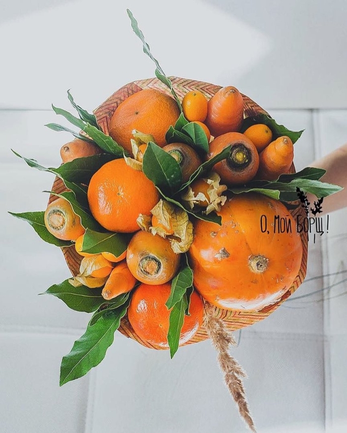 Букет из цитрусовых фруктов