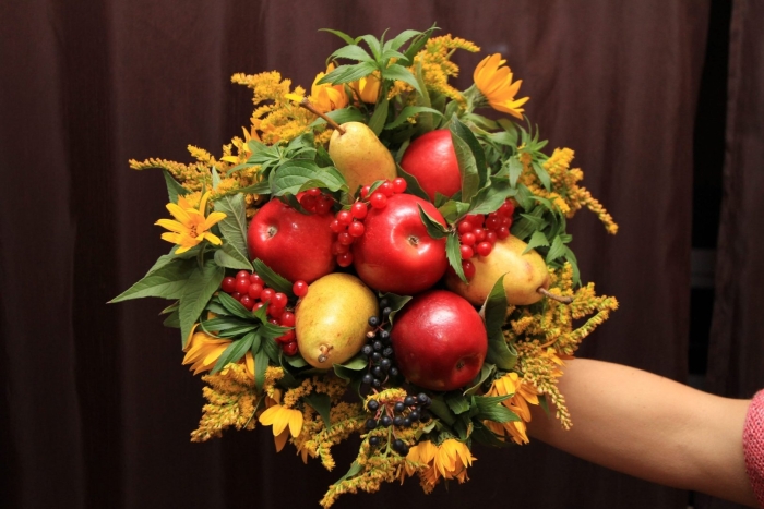Осенний букет из овощей