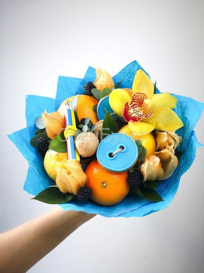 Фруктовый букет первоклассника