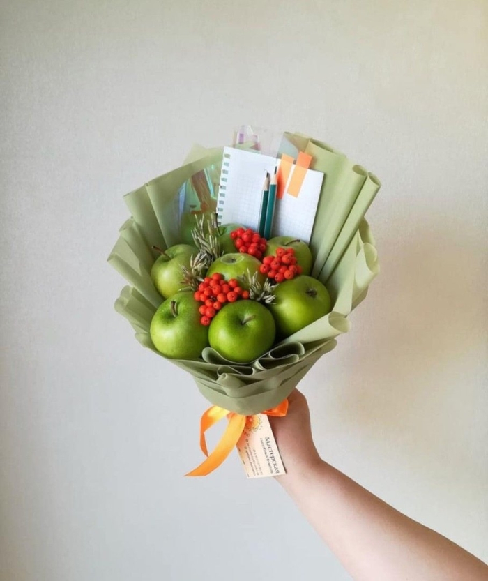 Съедобные букеты на сентября