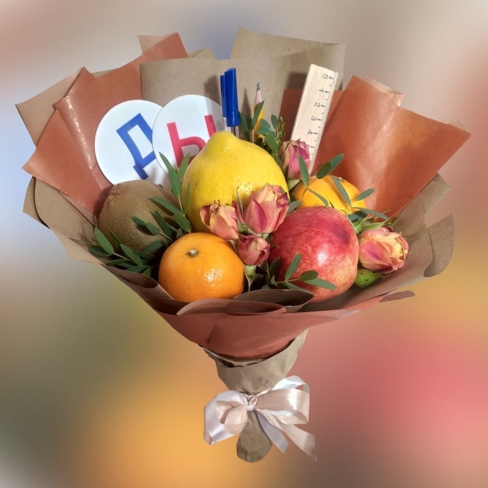 Съедобные букеты на 1 сентября