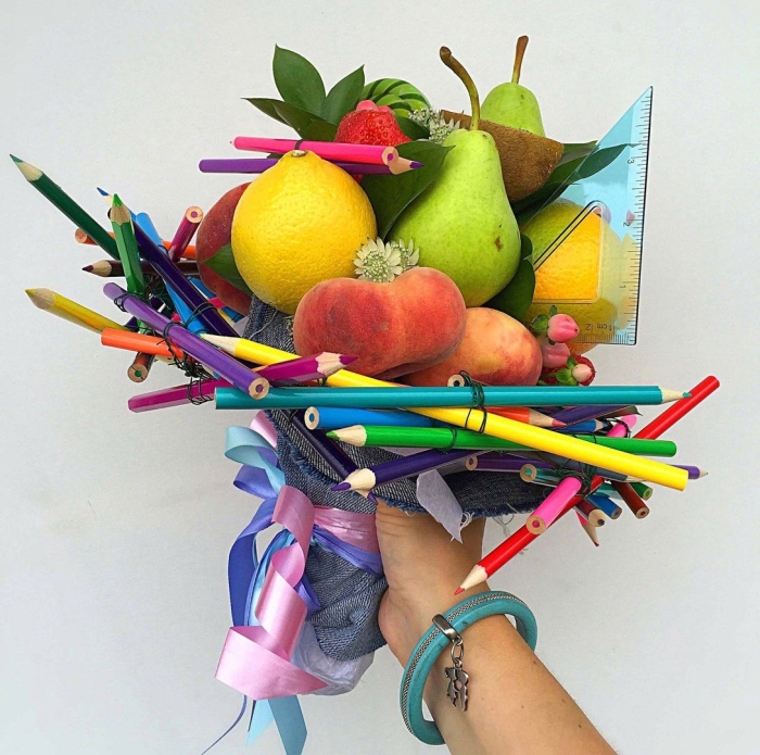 Букет с канцтоварами