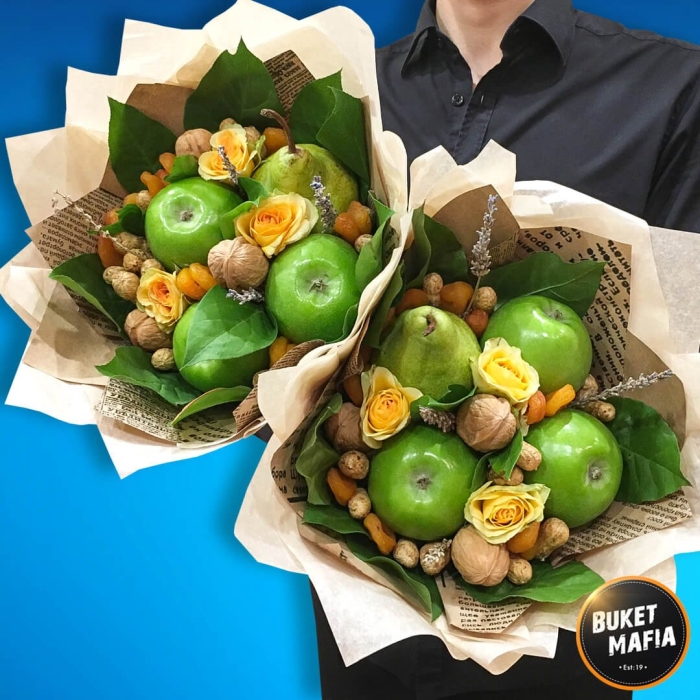 Букет из яблок