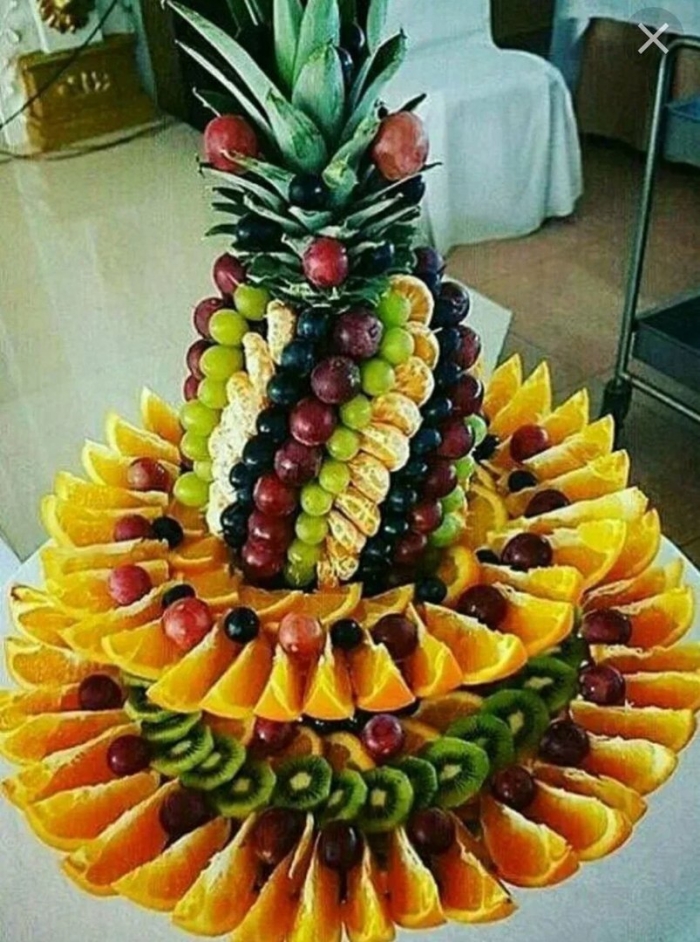 Фрукты на праздничный стол