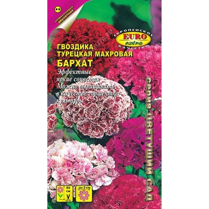 Гвоздика турецкая махровая смесь