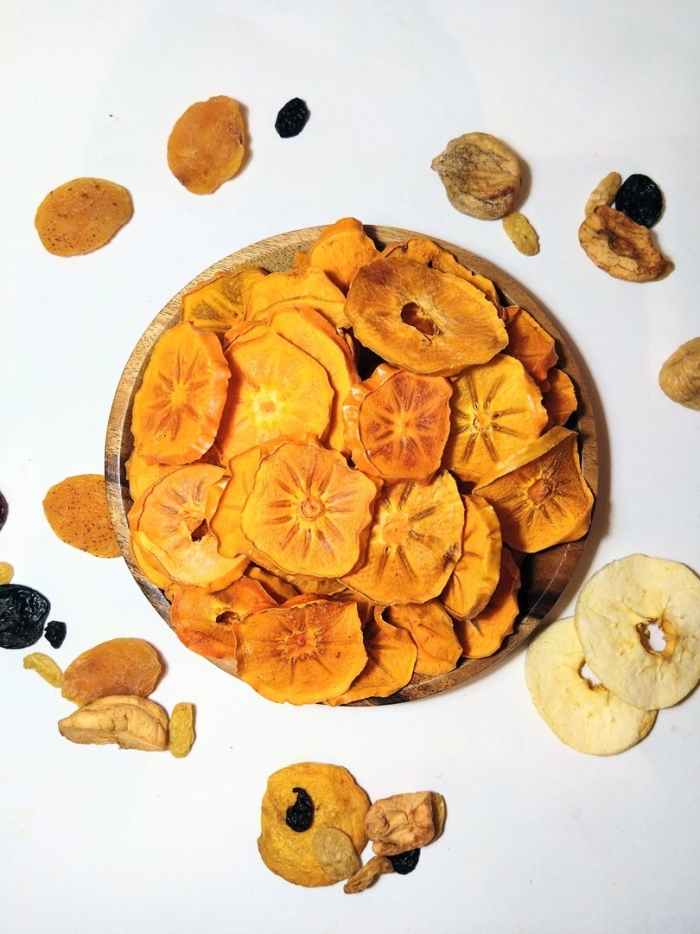 Сушеная хурма чипсы